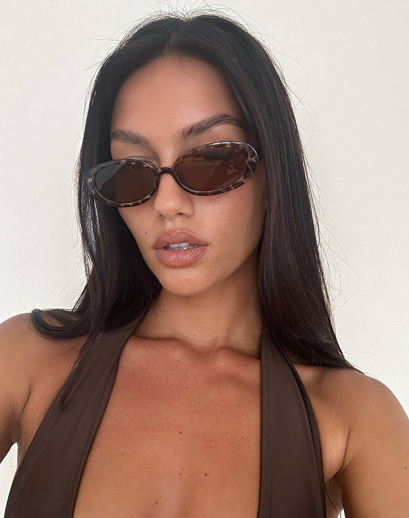Silveta Sunglasses in Opaque Tortoise Shell