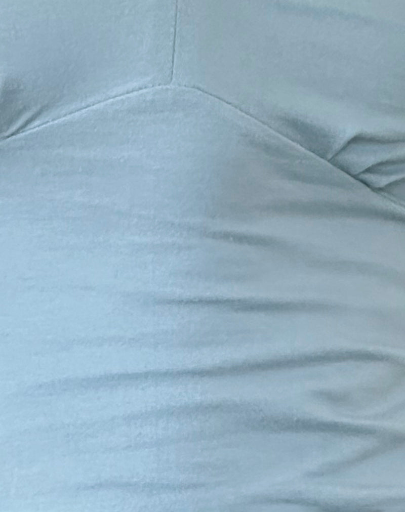 Sisil Long Sleeve Top in Nantucket Blue