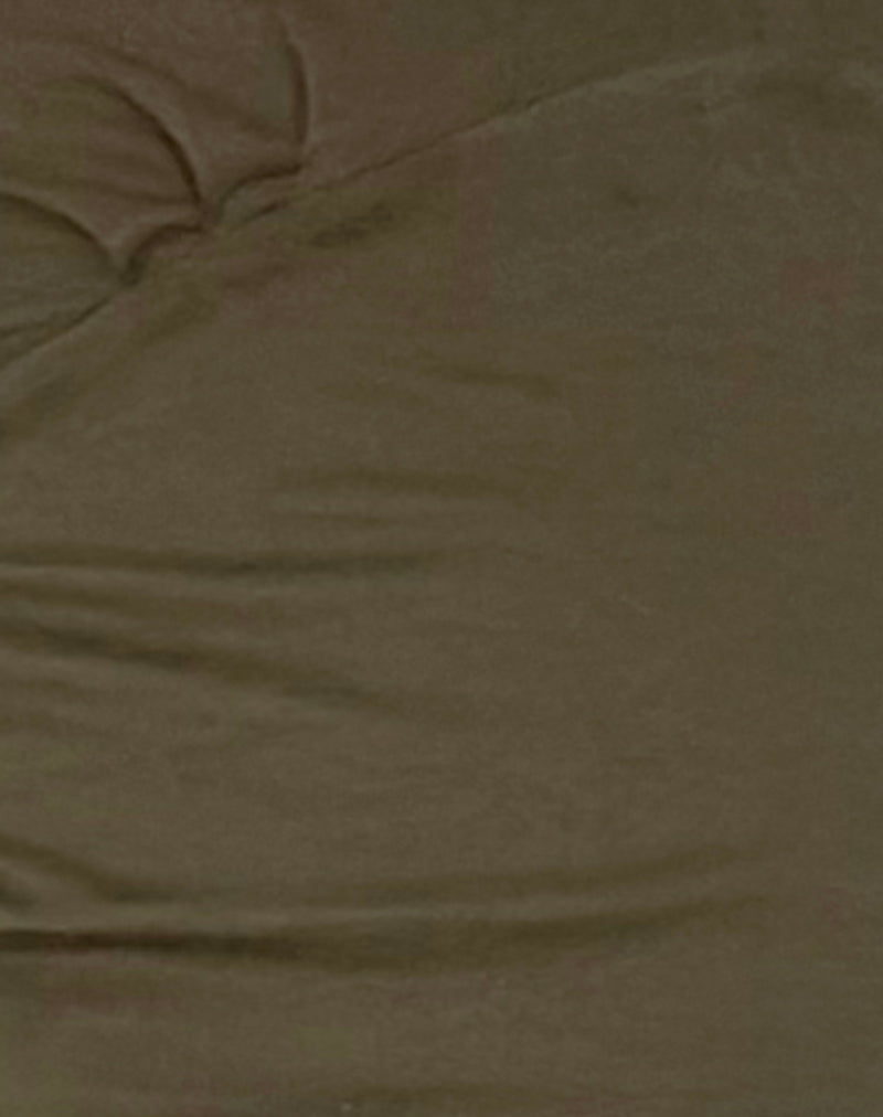 Sisil Long Sleeve Top in Olive