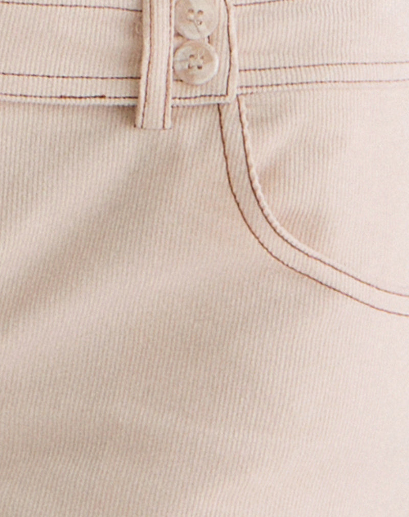 Jirlen Hotpants in Cord Ivory