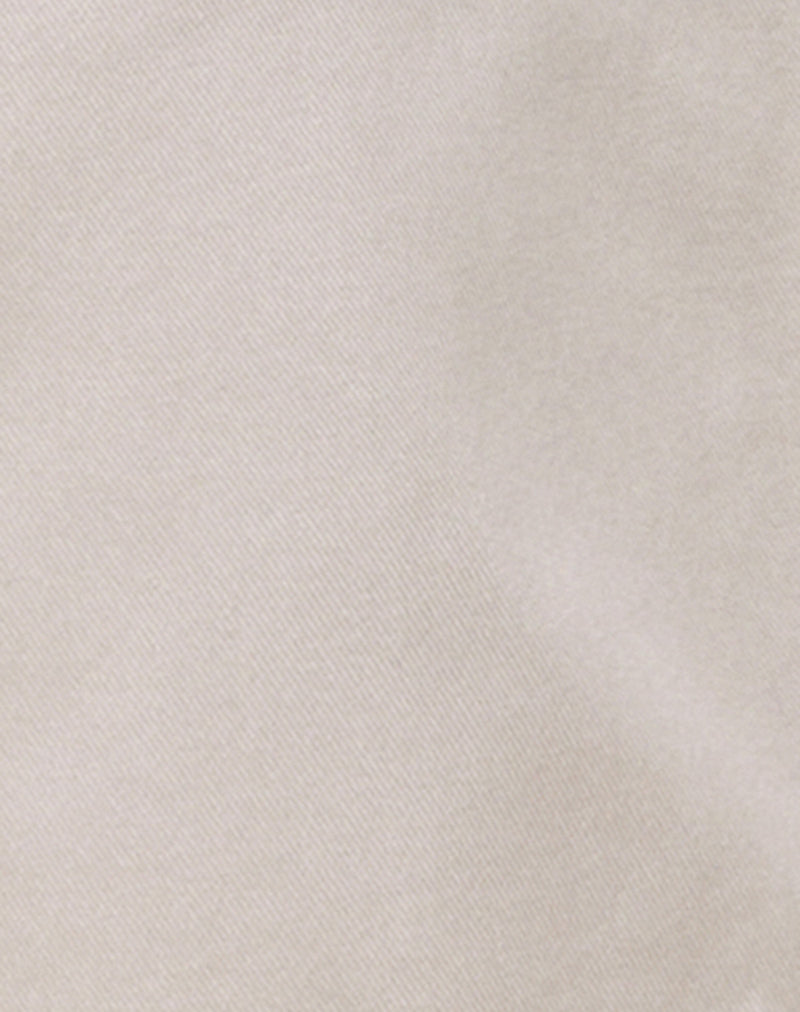 Low Rise Skater Short in Off White