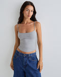 Solay Vest Top in Grey Marl