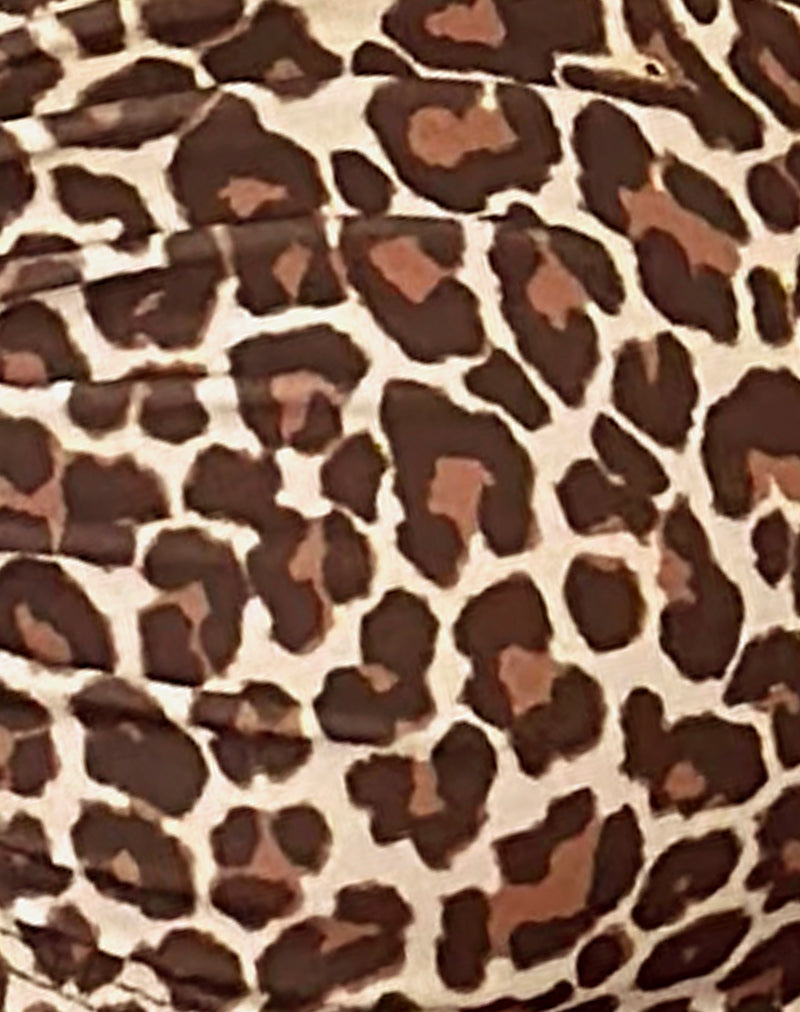 Sorawa Bikini Top in Rar Leopard