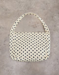 Sota Polka Twill Bag in White and Black