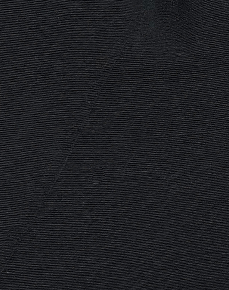 Lum Oversized Shoulder Bag in Black