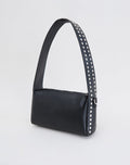 Studded Shoulder Bag in Black