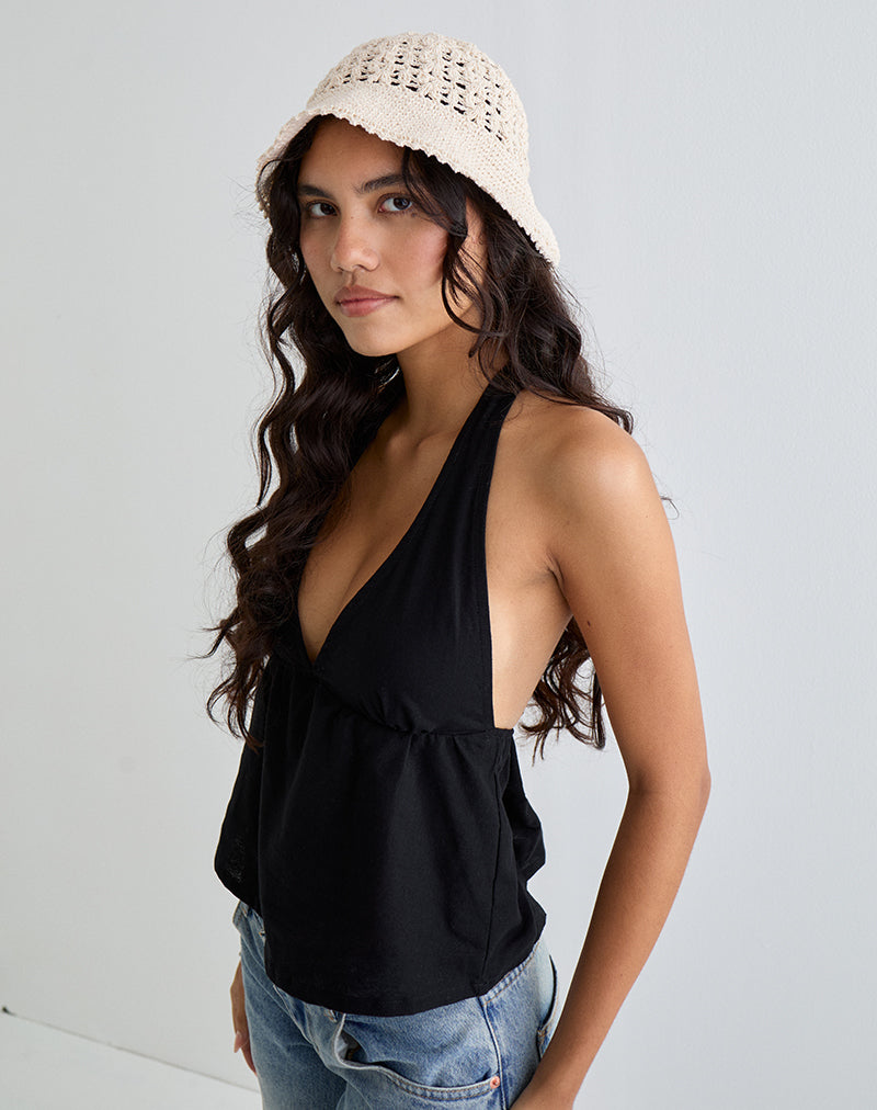 Suno Bucket Hat in Crochet Ivory