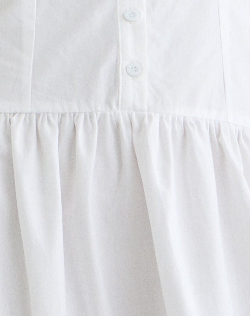 Tamashi Off the Shoulder Maxi Dress in White