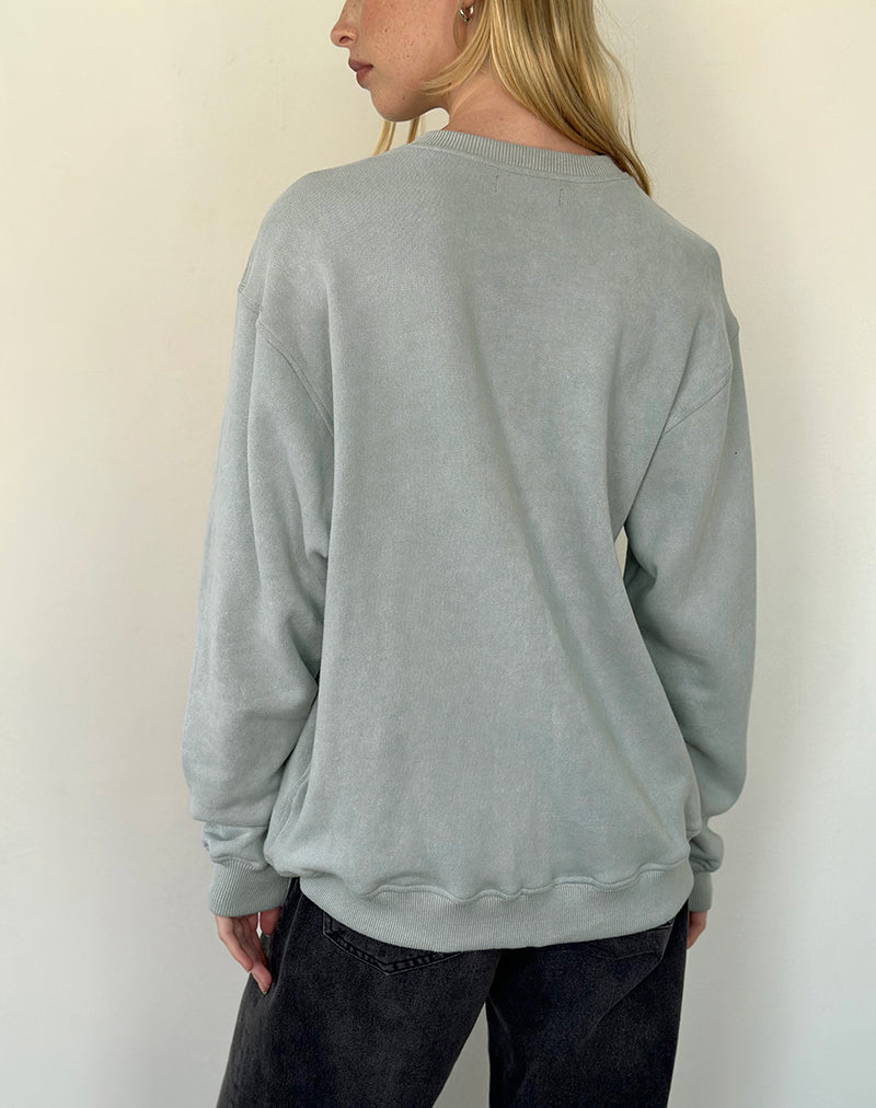 Tillie Jumper in Ecru with Motel Cashmere Embroidery