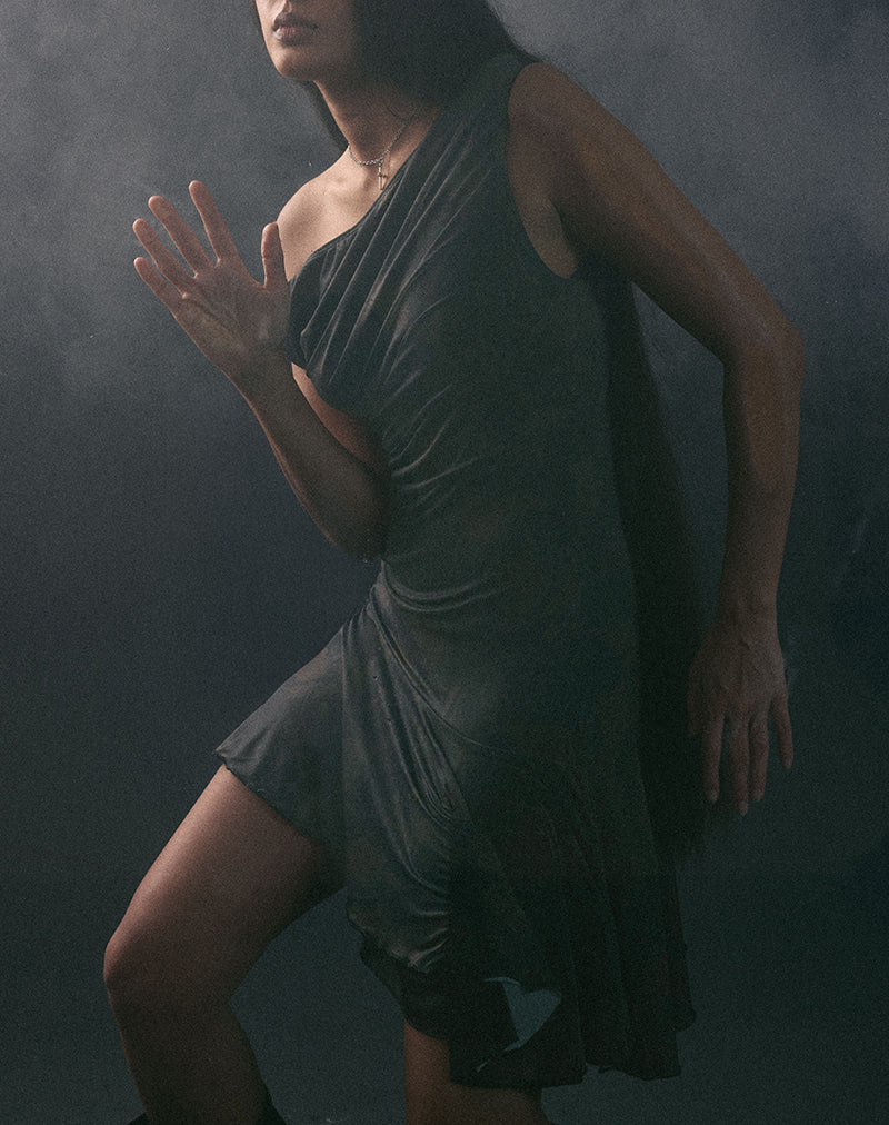 Tohari Mini Dress in Dynamic Rose