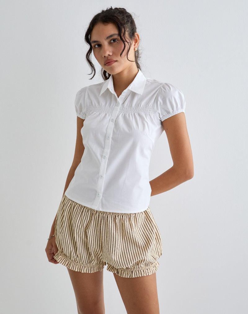 Ulsan Fitted Shirt in White