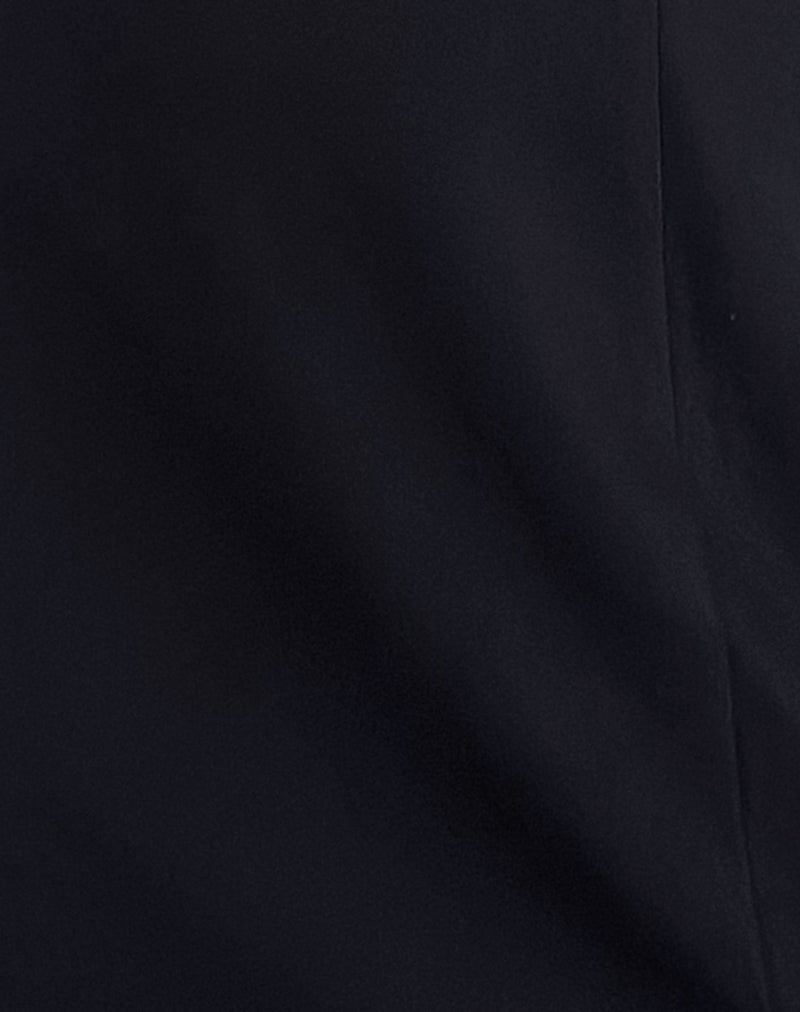 Vadanni Bow Front Mini Dress in Black