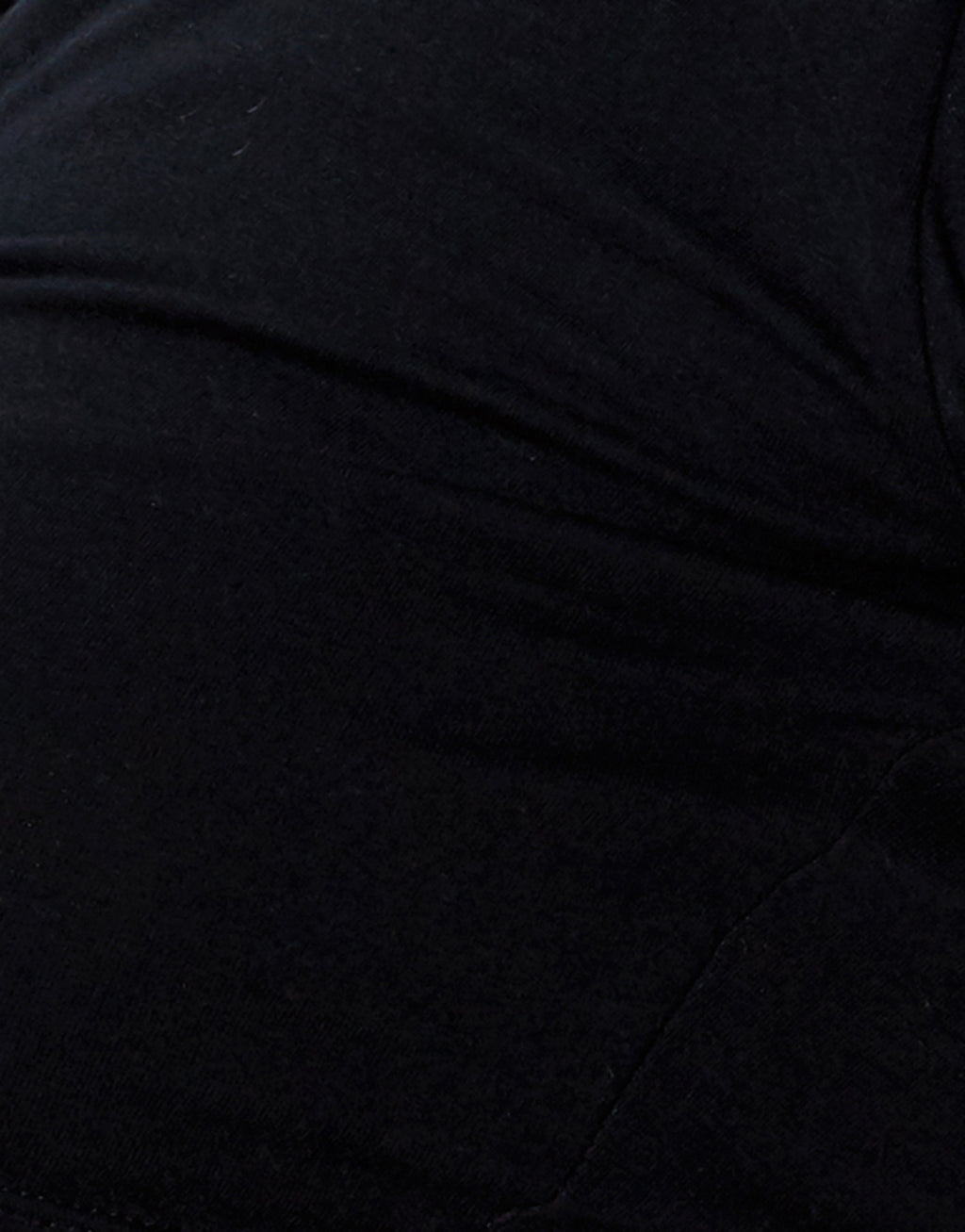 Valtina Crop Top in Lycra Black