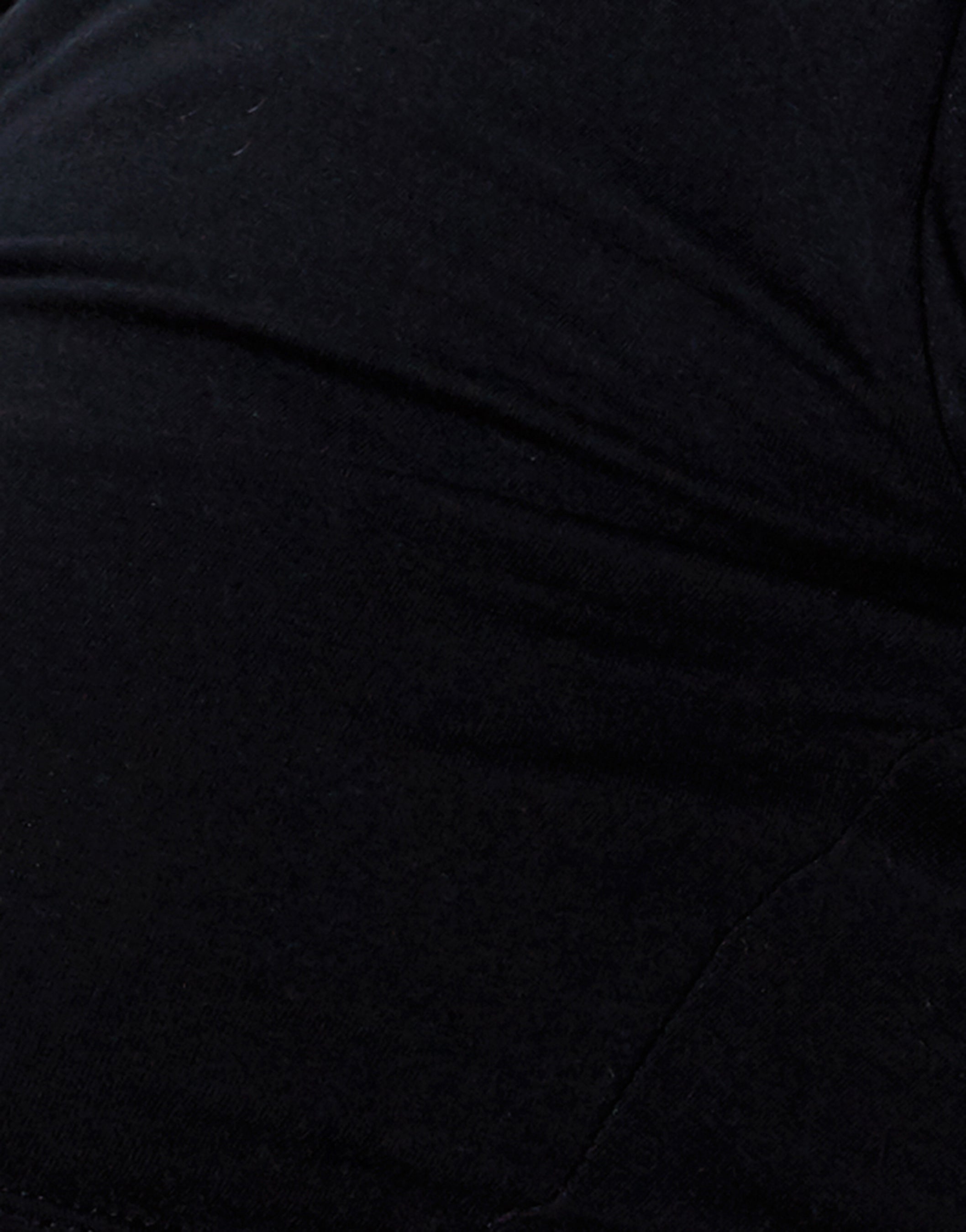 Valtina Crop Top in Lycra Black