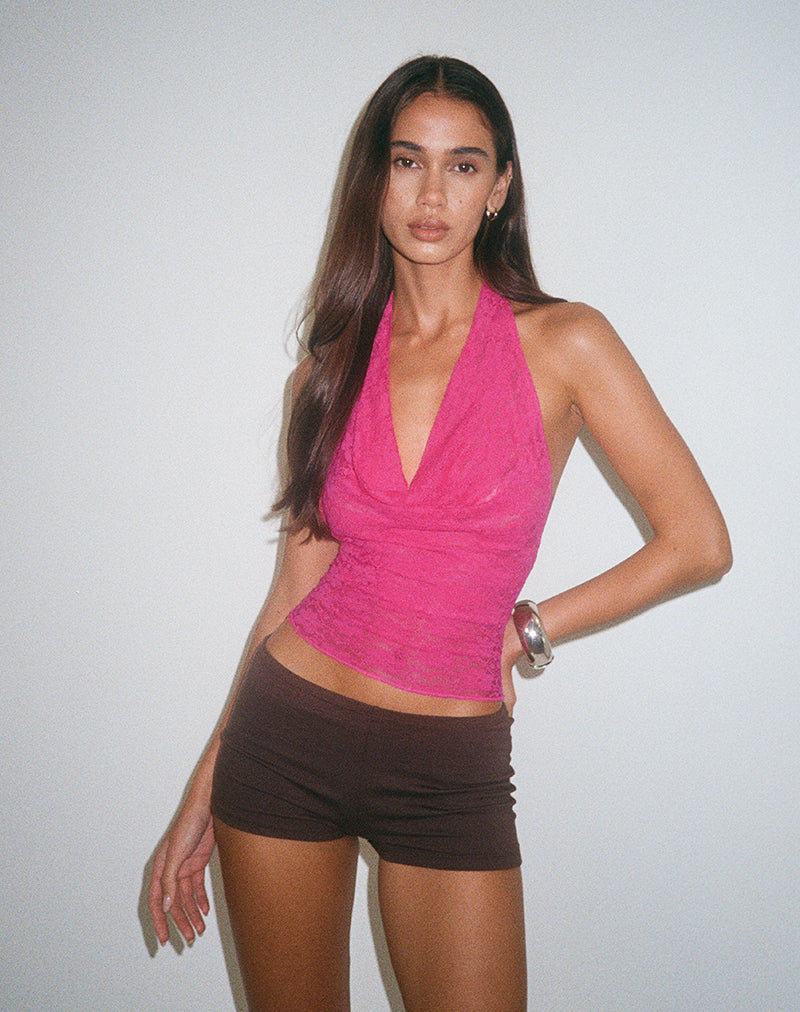 Varys Top in Orchid Lace Hot Pink