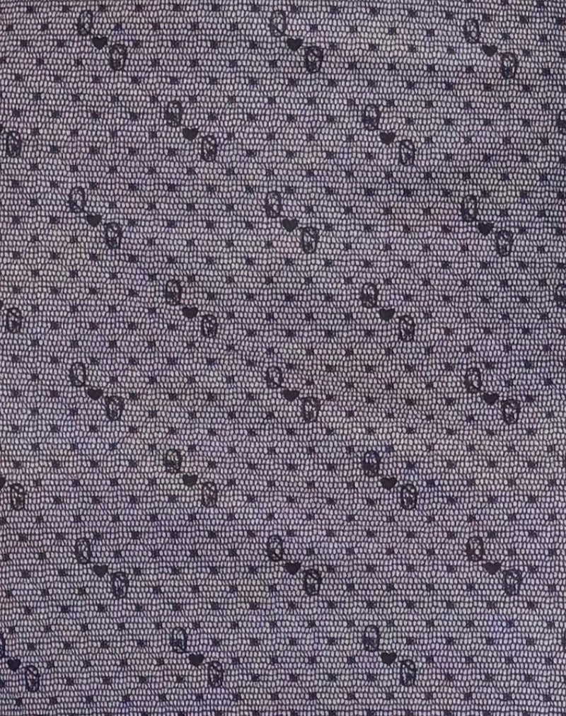 Vasida Mesh Midi Dress in Queen of Hearts