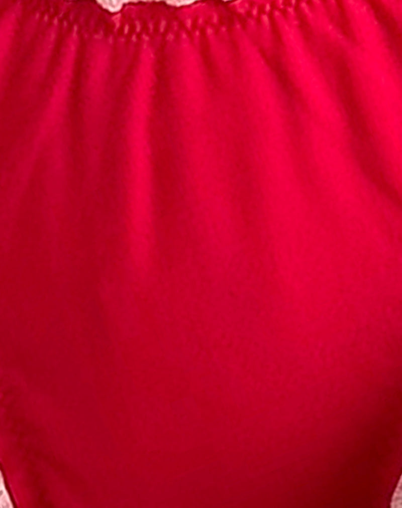 Veroly Bikini Bottom in Red