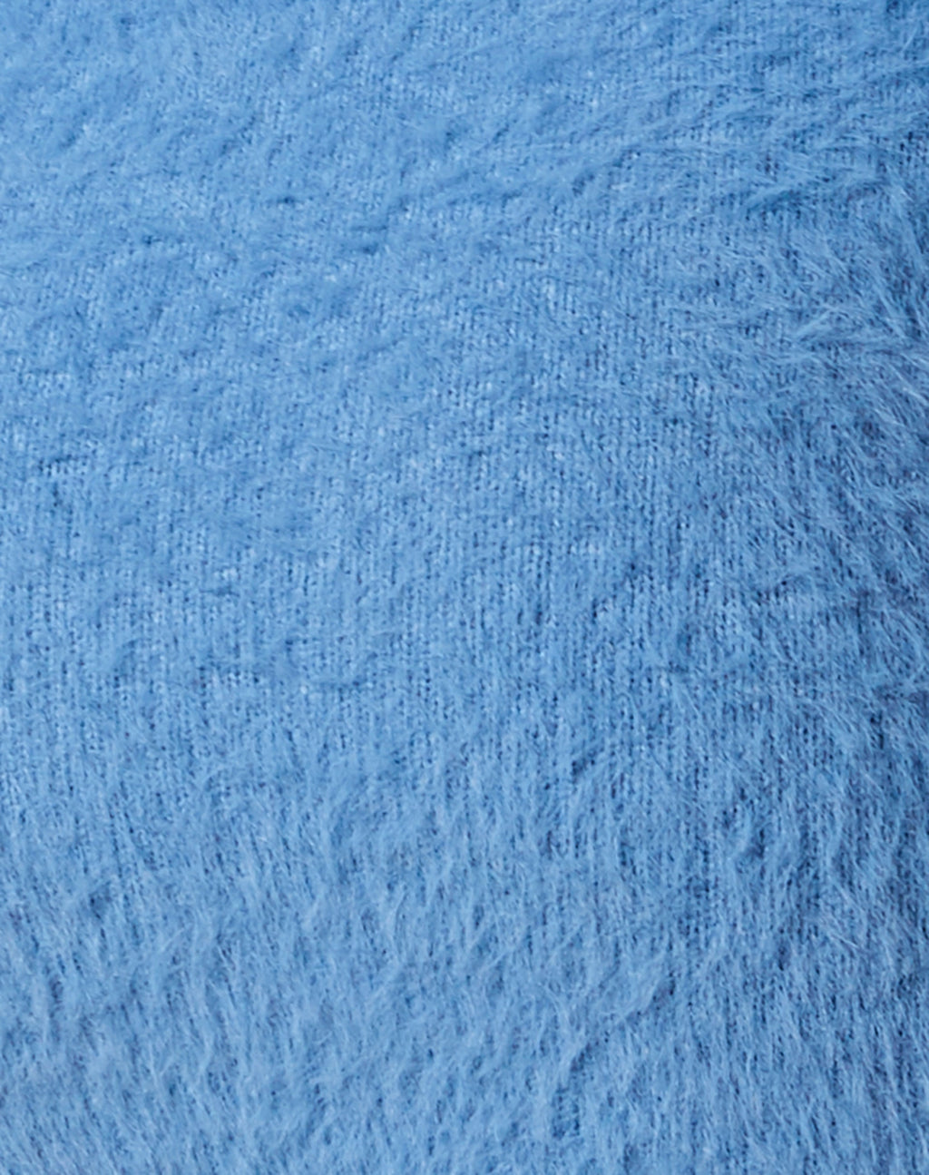 Vima Cropped Cardigan in Furry Knit Charcoal Blue