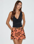 Vira Mini Skirt in Furnishing Floral