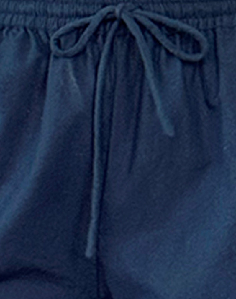 Wasic Wide Leg Trouser in Navy