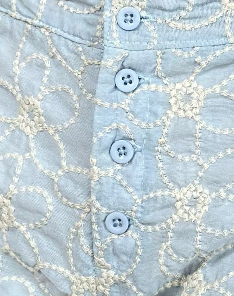 Daraya Short in Broderie Ice Blue