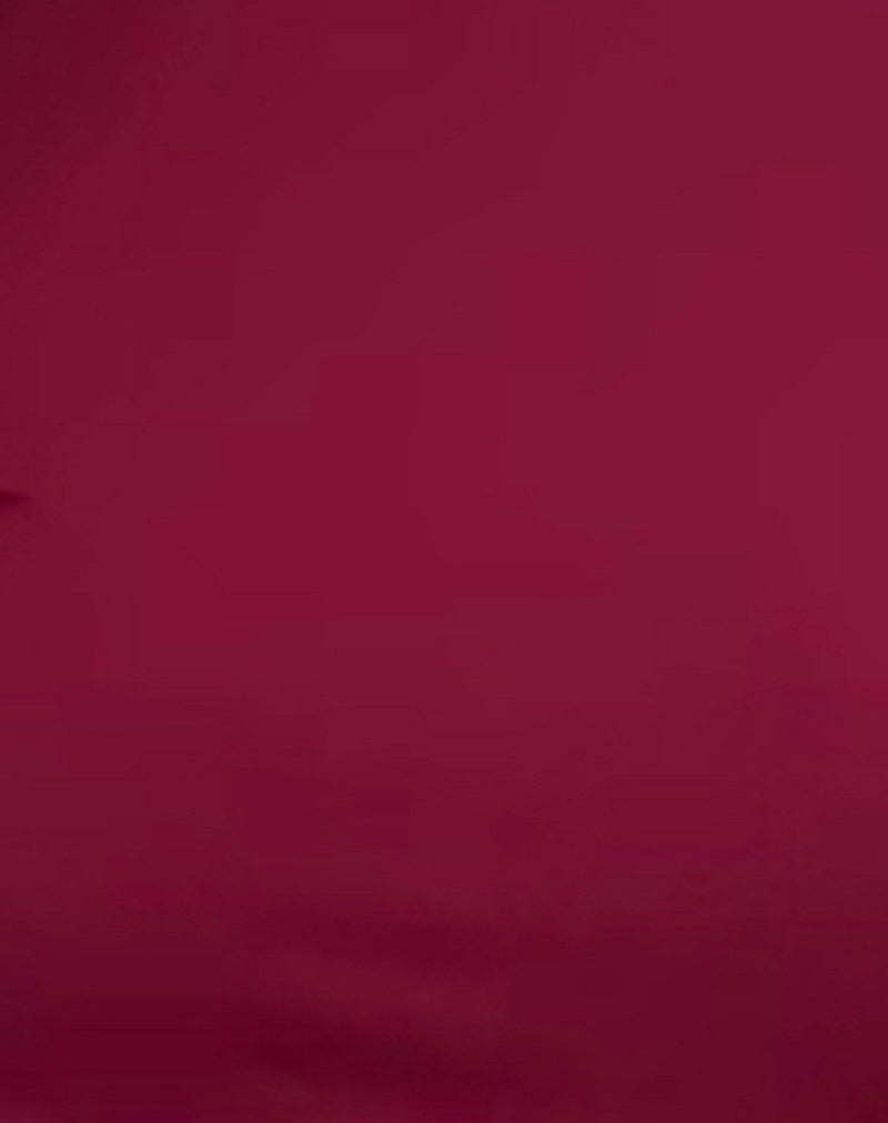 Xiwang Crop Top in Burgundy