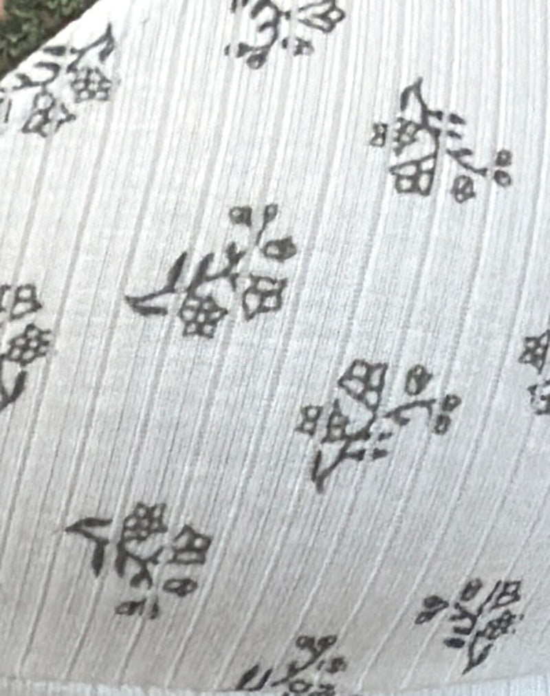 Yanas Bralette in Mono Ditsy Floral