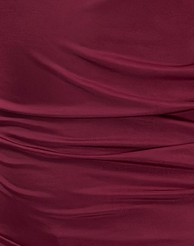 Yeseo Tank Top in Slinky Wine