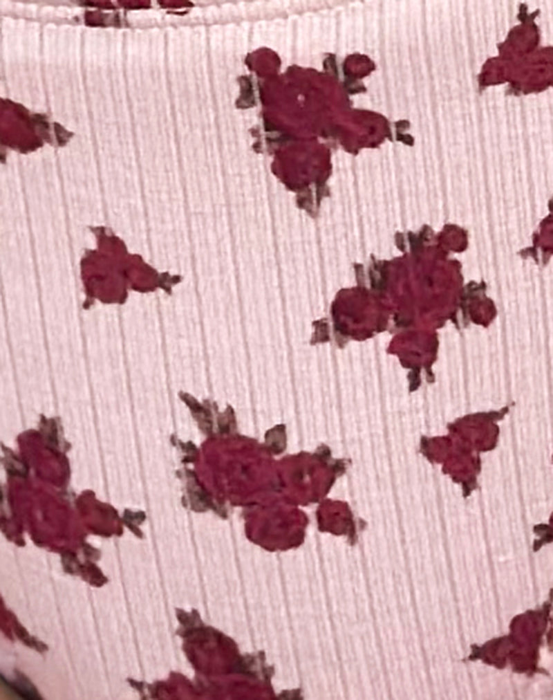 Yinis Knicker in Floral Fantasy Pink