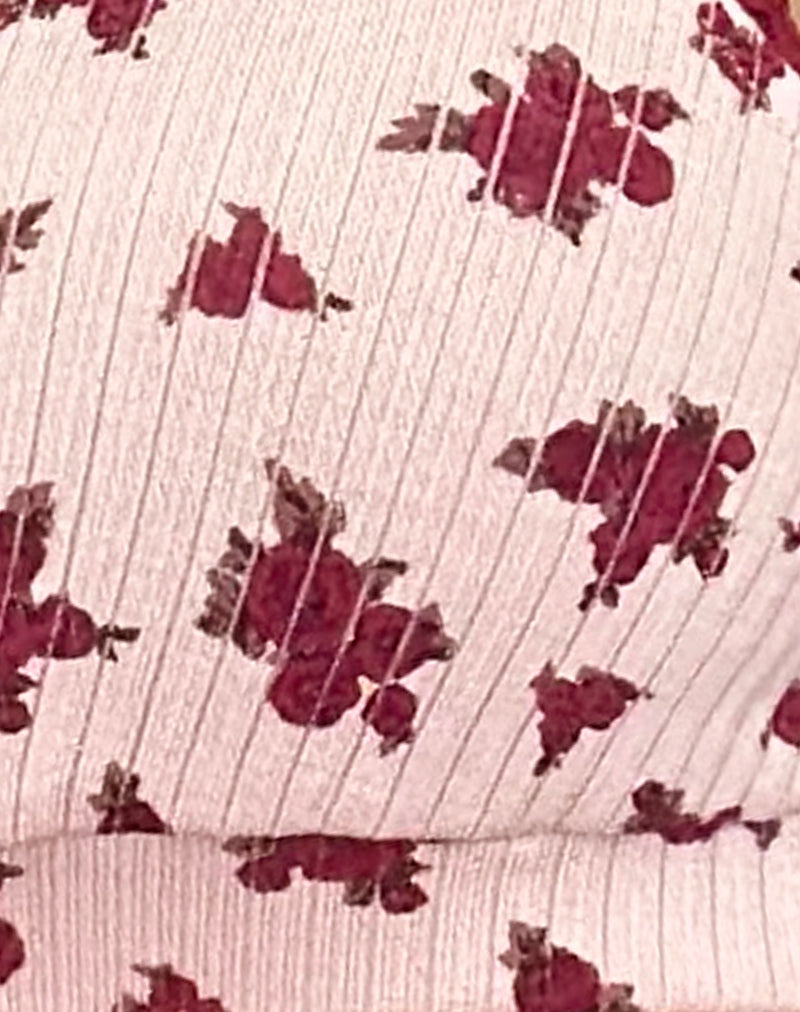 Yanas Bralette in Floral Fantasy Pink