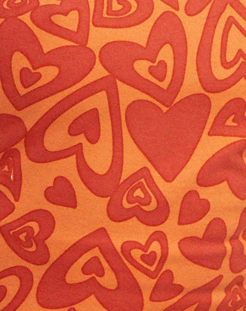 Baruna Top in Retro Heart Orange